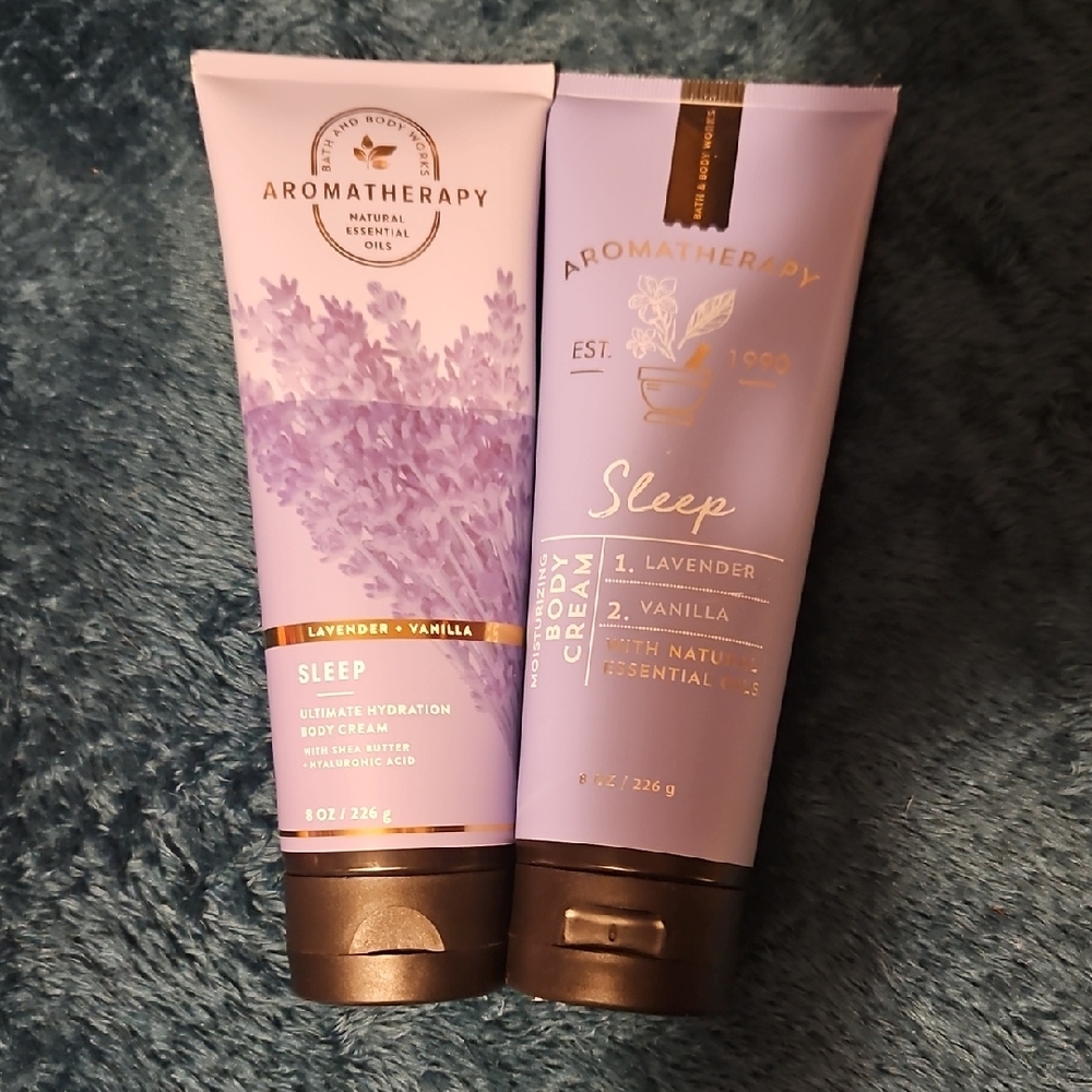 NEW Aromatherapy Bath and Body Works Lavender Body Cream x2